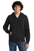 Sport-Tek® Full-Zip Hooded Sweatshirt ST258 - Black