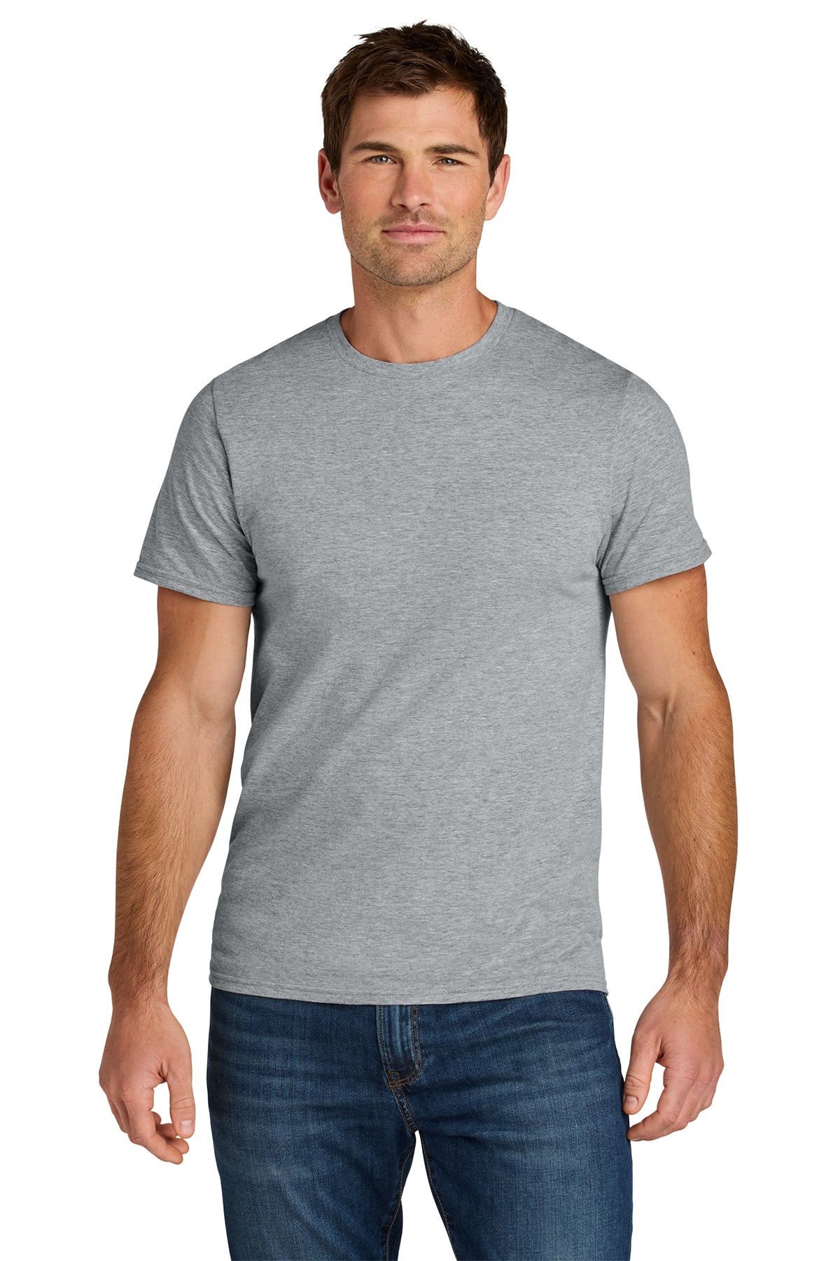 Jerzees Ultimate® Unisex Ring Spun T-Shirt IC46M - Athletic Heather