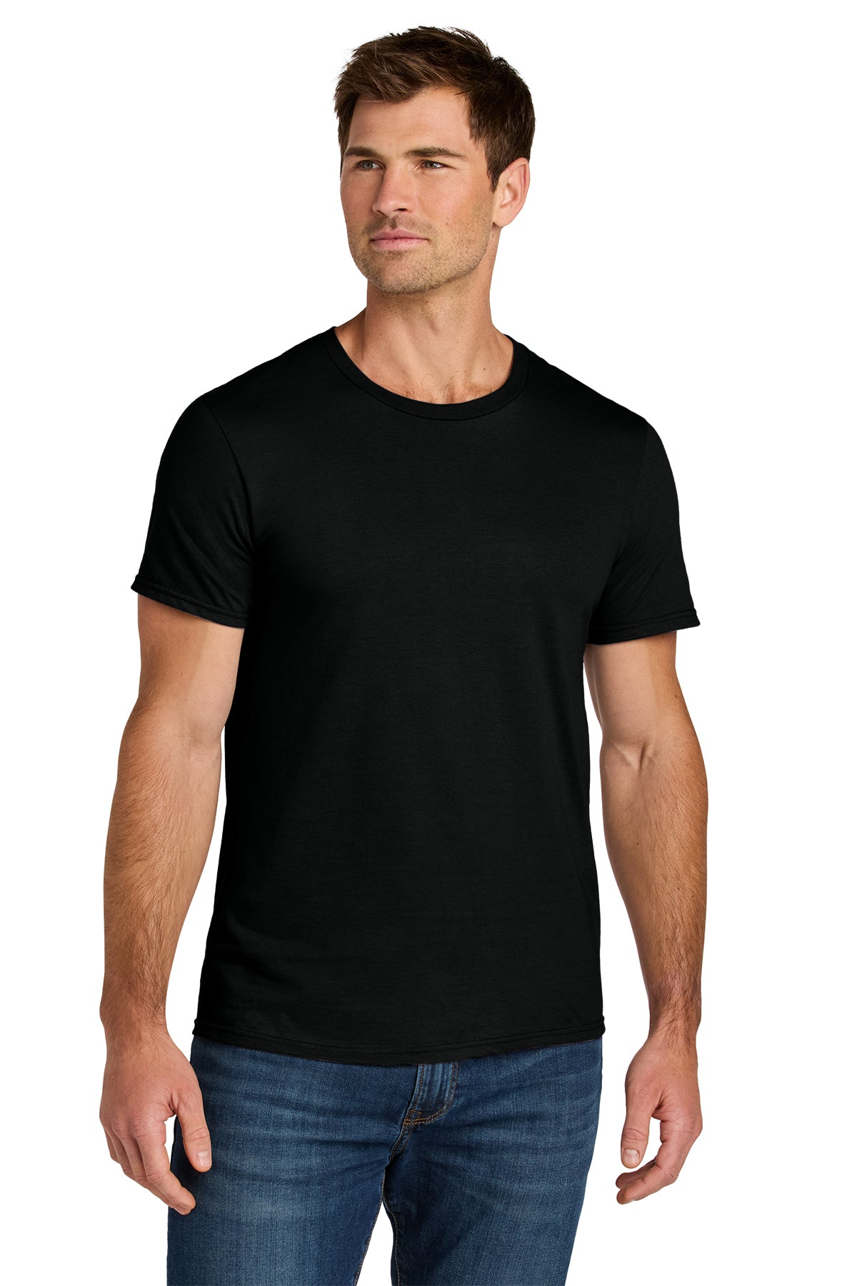 Jerzees Ultimate® Unisex Ring Spun T-Shirt IC46M - Black Ink