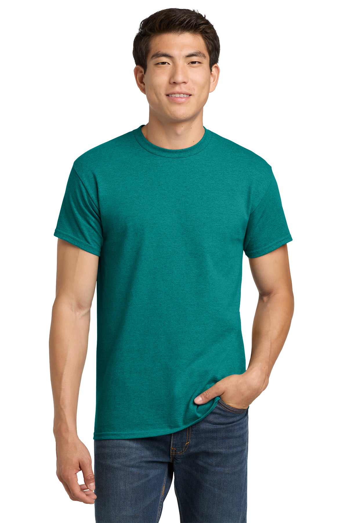 Gildan® Heavy Cotton™ 100% Cotton T-Shirt 5000 - Antique Jade Dome