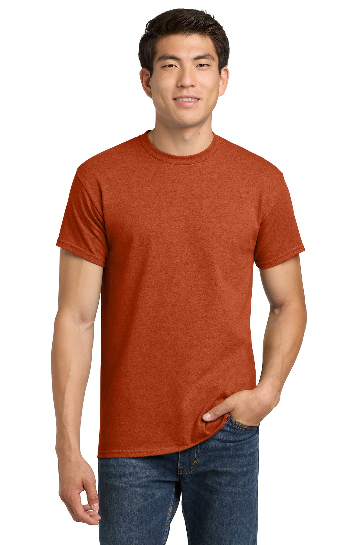 Gildan® Heavy Cotton™ 100% Cotton T-Shirt 5000 - Antique Orange