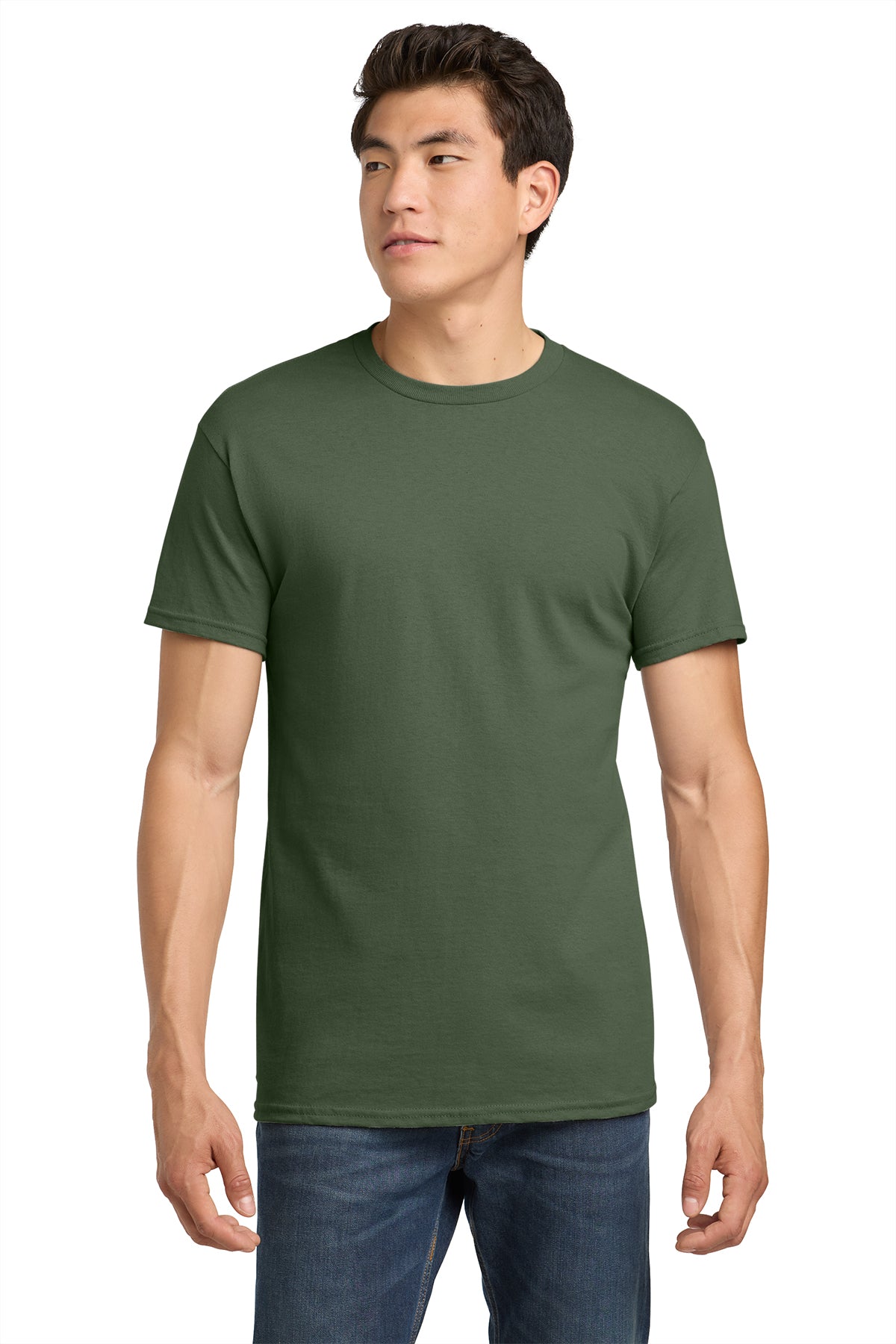 Gildan® Heavy Cotton™ 100% Cotton T-Shirt 5000 - Military Green