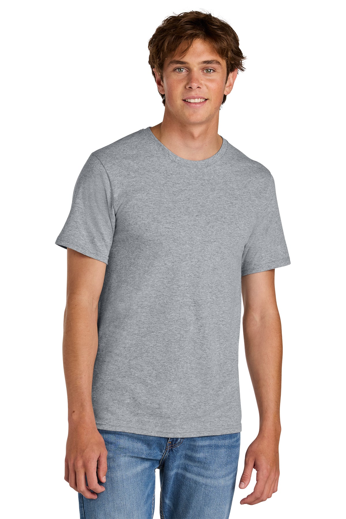 Port & Co® Easy Cotton Tee PC43 - Athletic Heather