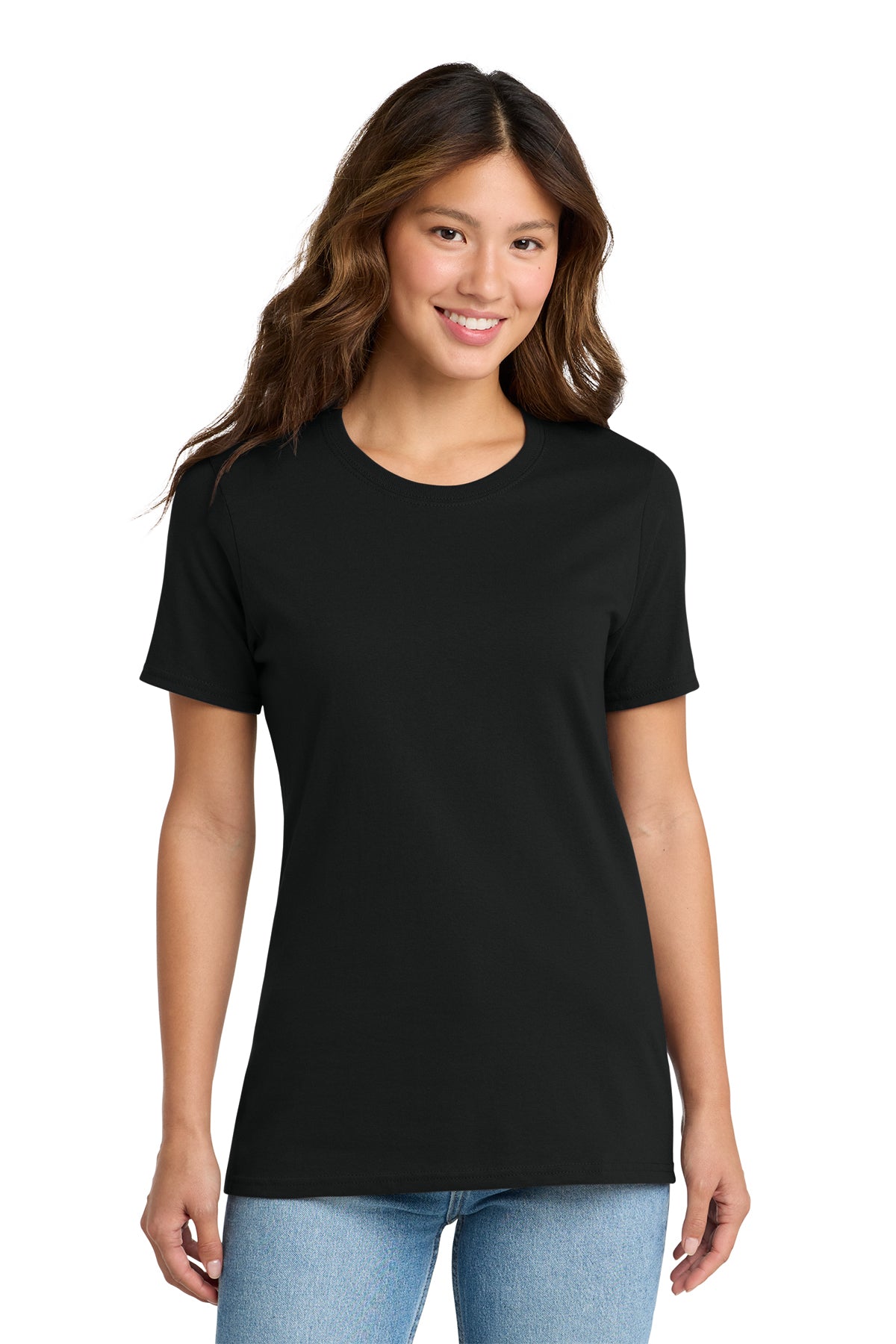 Port & Co® Women's Core Cotton Tee LPC54 - Jet Black
