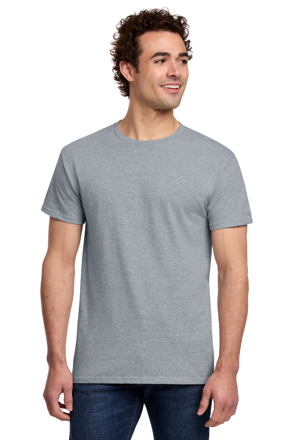 Gildan® Light Cotton Tee 3000 - Sport Grey