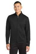Sport-Tek® Sport-Wick® Fleece Full-Zip Jacket ST241 - Black