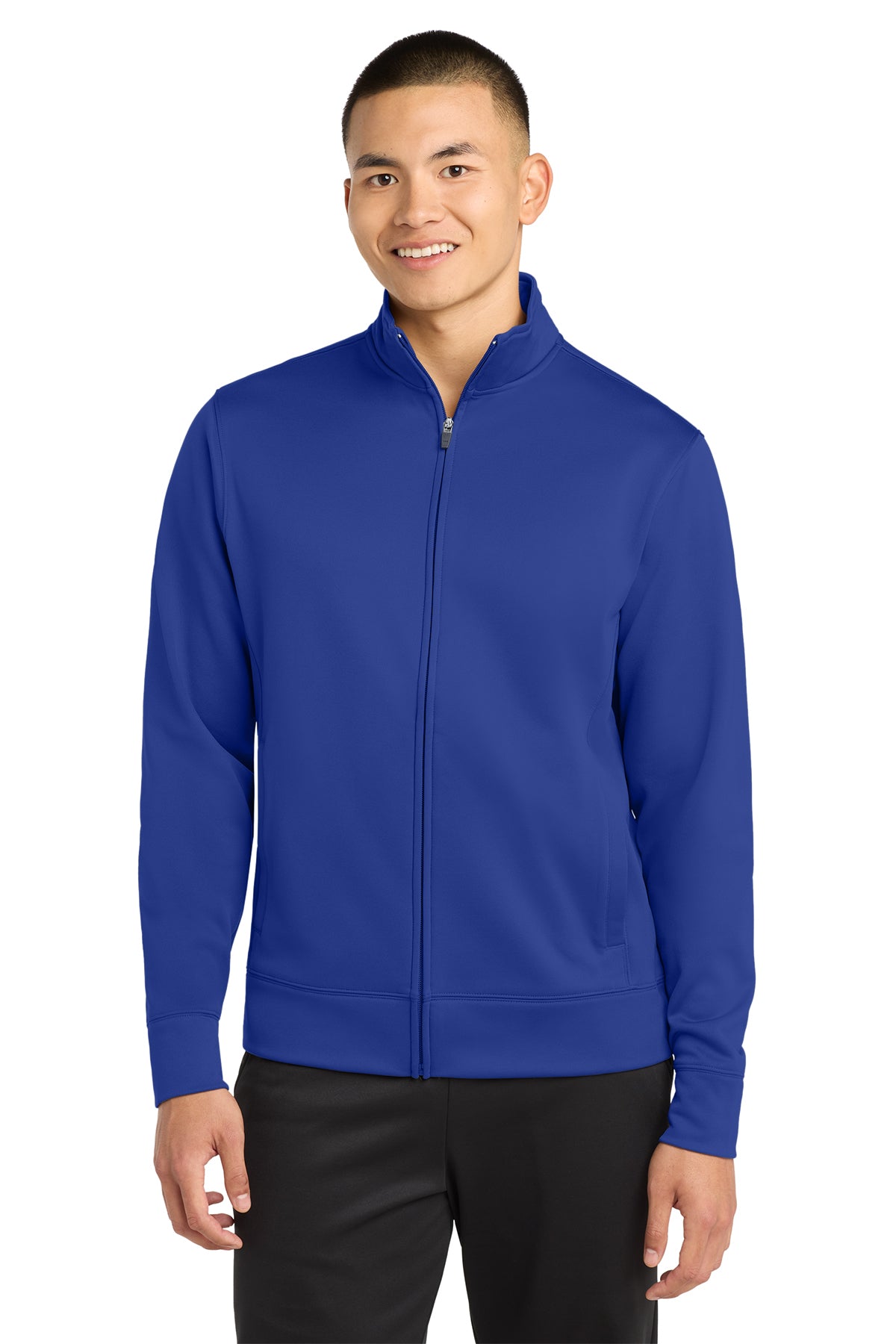 Sport-Tek® Sport-Wick® Fleece Full-Zip Jacket ST241 - True Royal