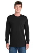 Port & Co® Long Sleeve Essential Tee PC61LS - Jet Black