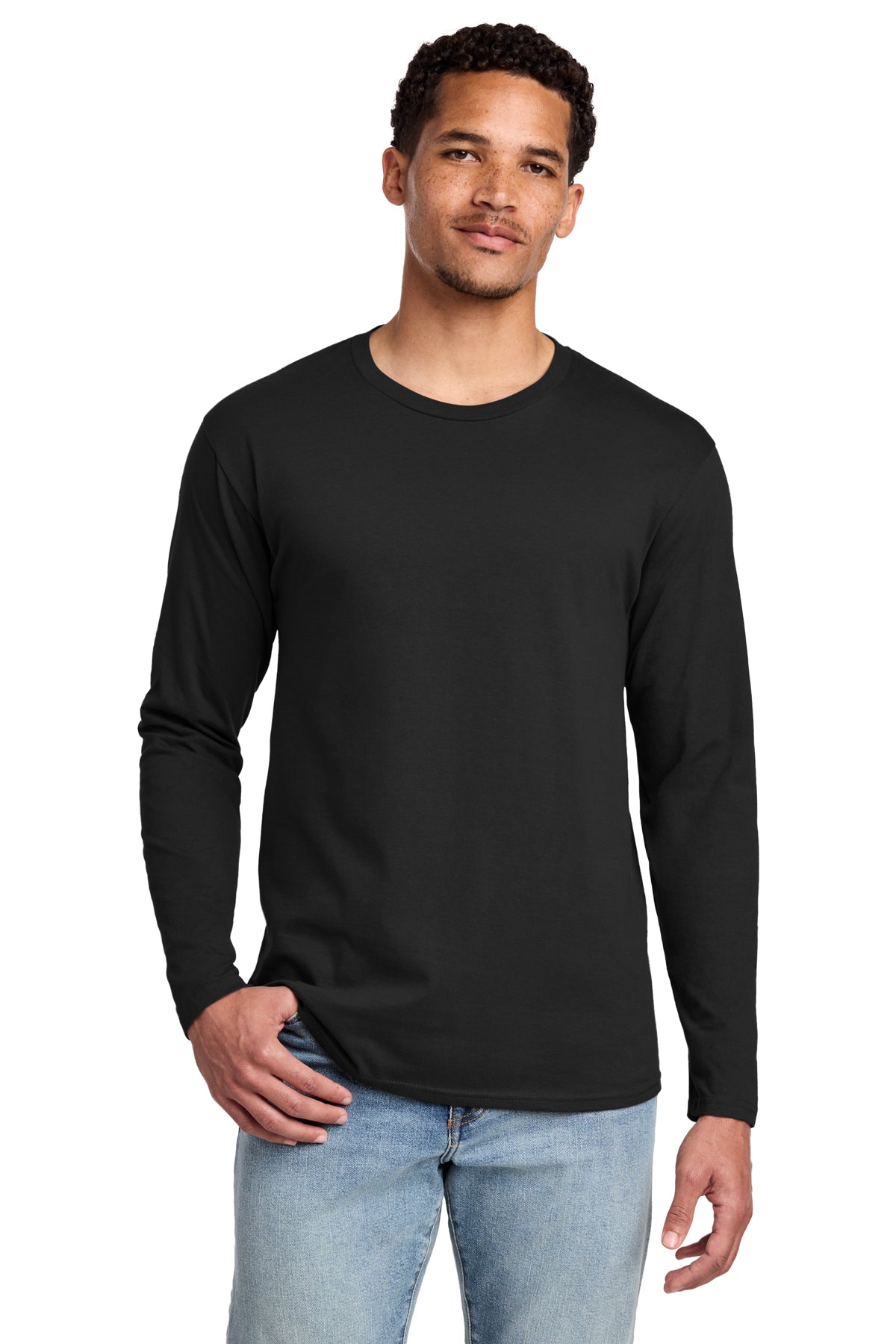 Port & Co® Long Sleeve Fan Favorite® Tee PC450LS - Jet Black