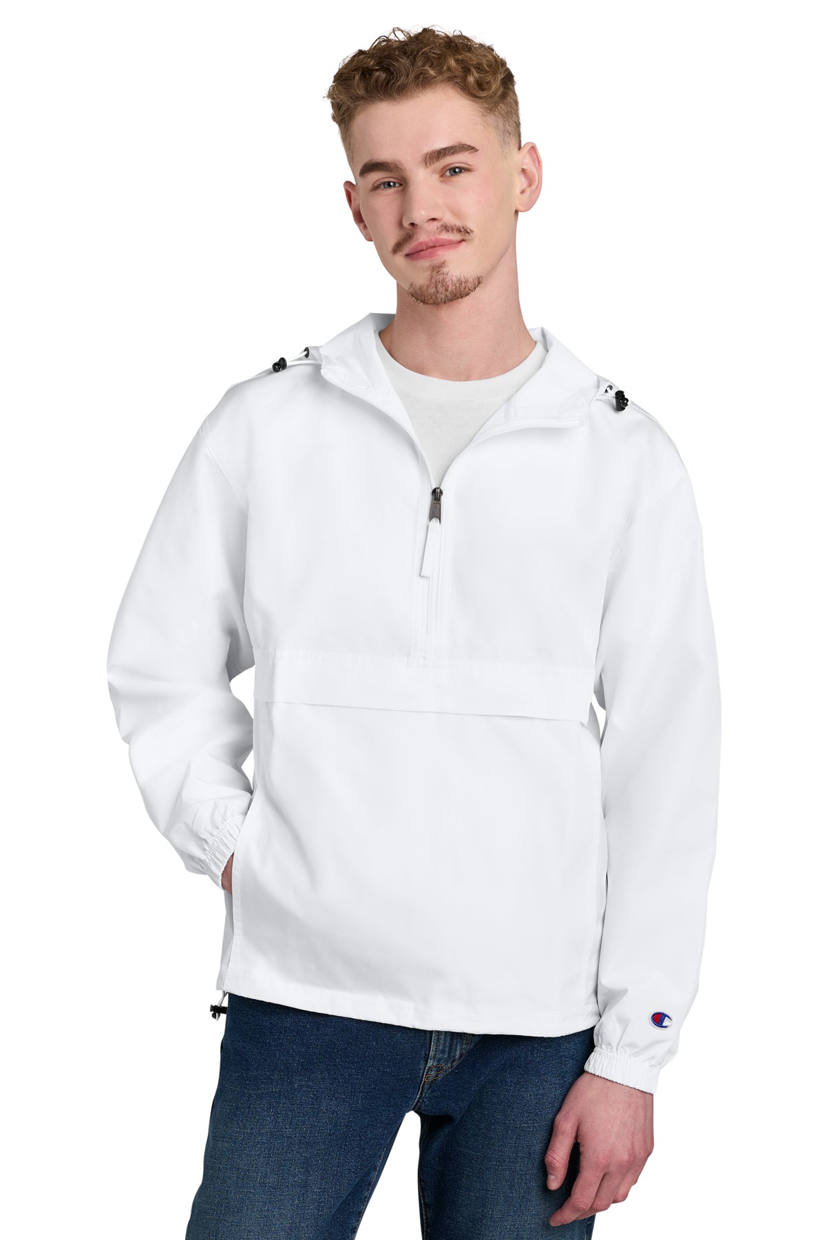 Champion® Packable Anorak Jacket CO200 - White