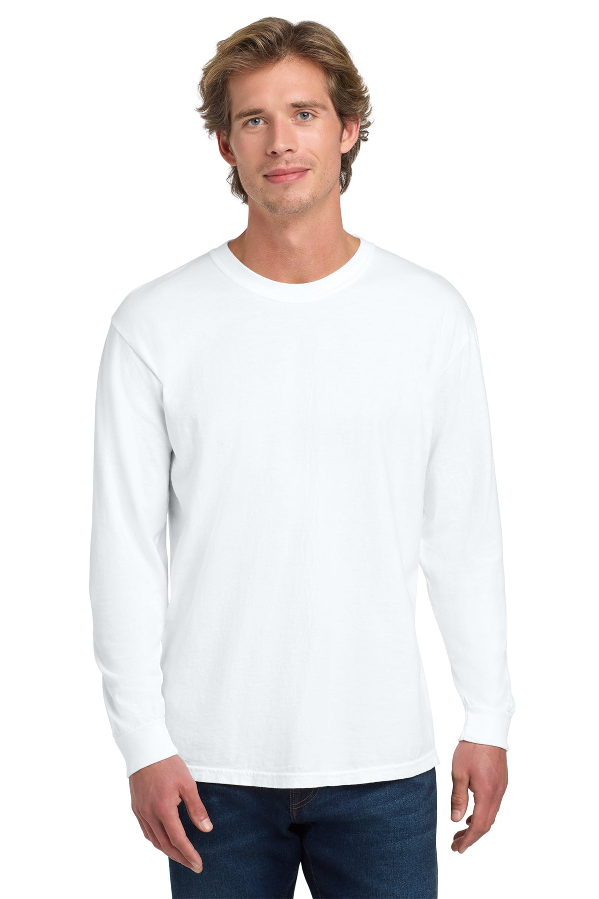 Comfort Colors® Heavyweight Ring Spun Long Sleeve Tee 6014 - White