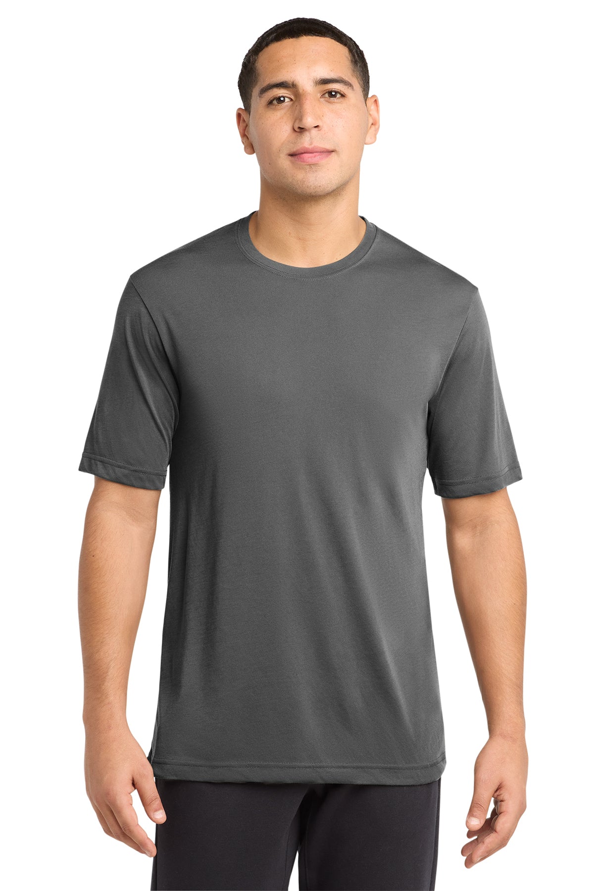 Sport-Tek® PosiCharge® Competitor™ Cotton Touch™ Tee ST450 - Dark Smoke Grey