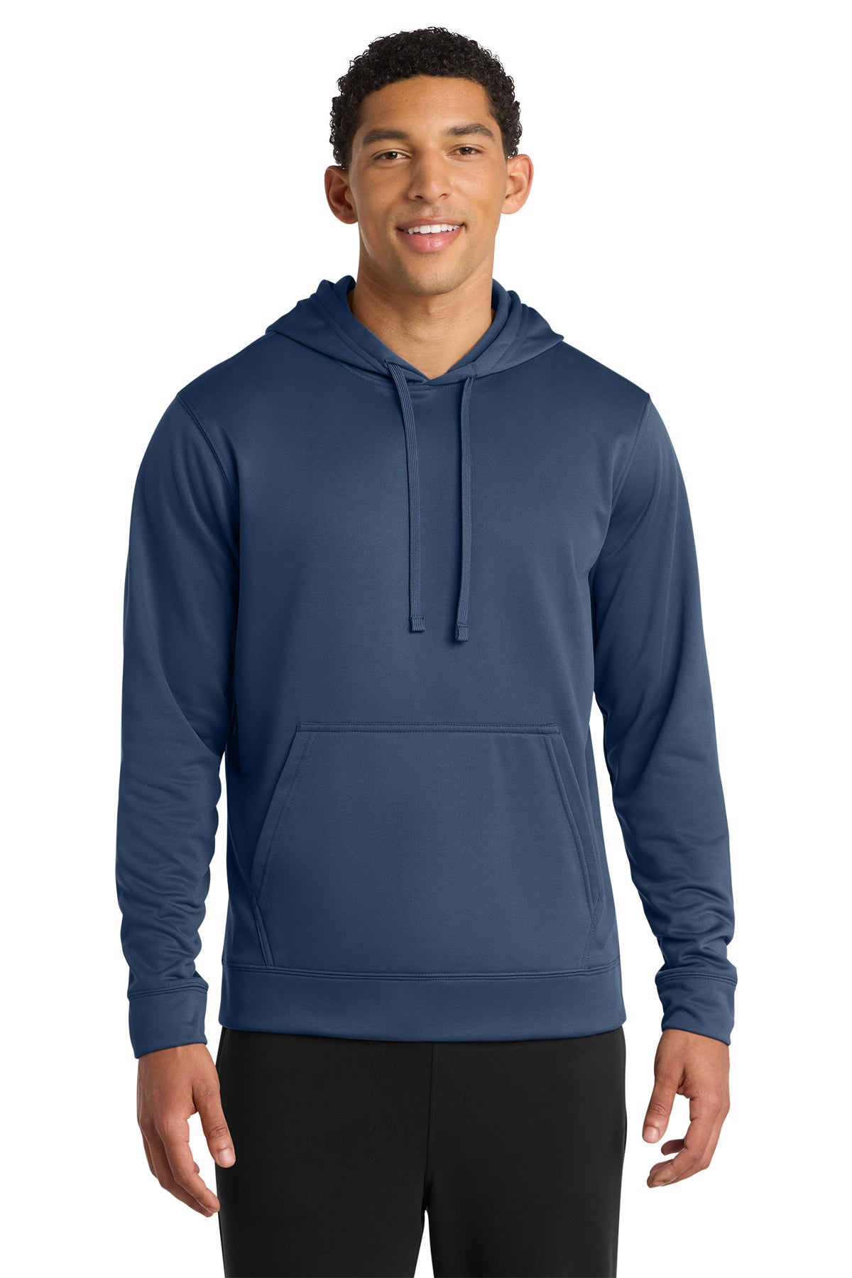 Port & Co® Performance Fleece Pullover Hooded Sweatshirt PC590H - Deep Navy