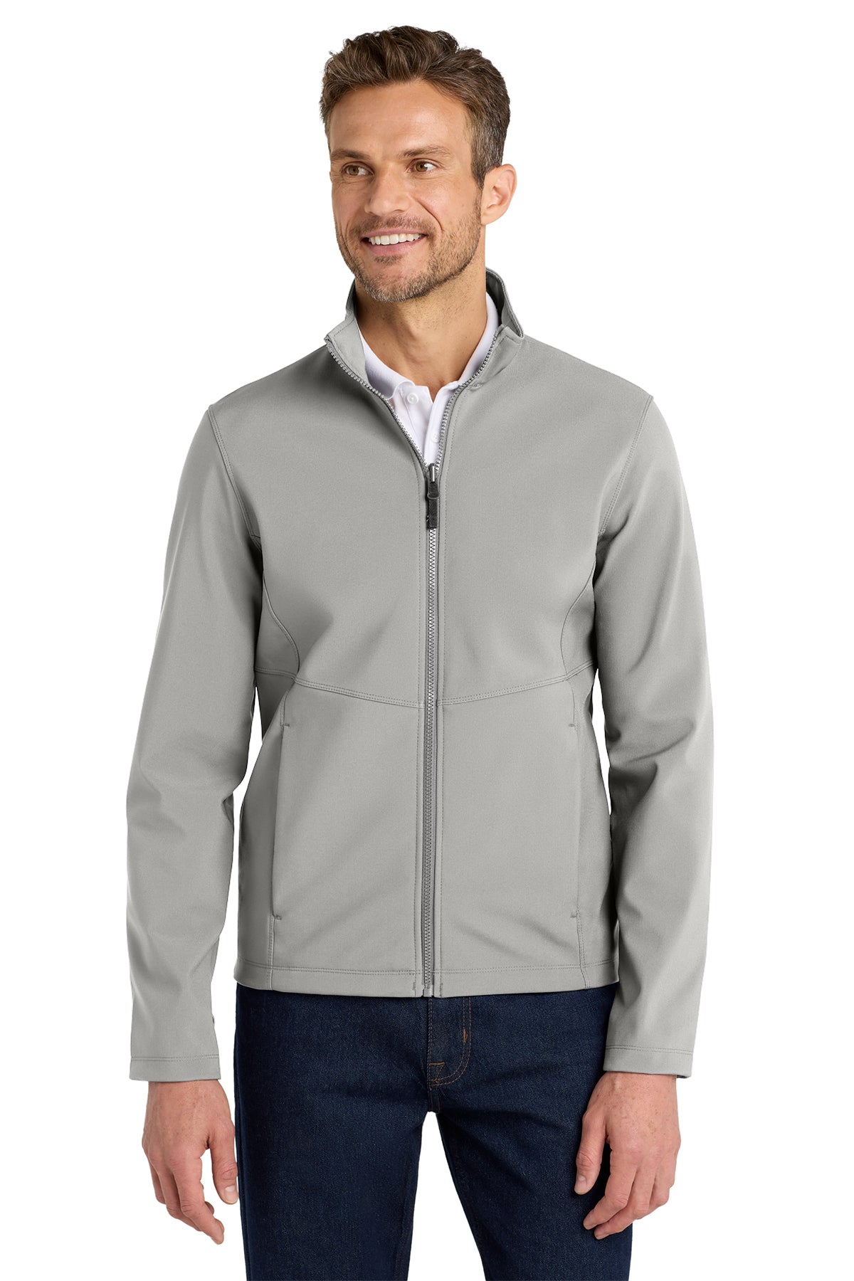 Port Authority® Collective Soft Shell Jacket J901 - Gusty Grey