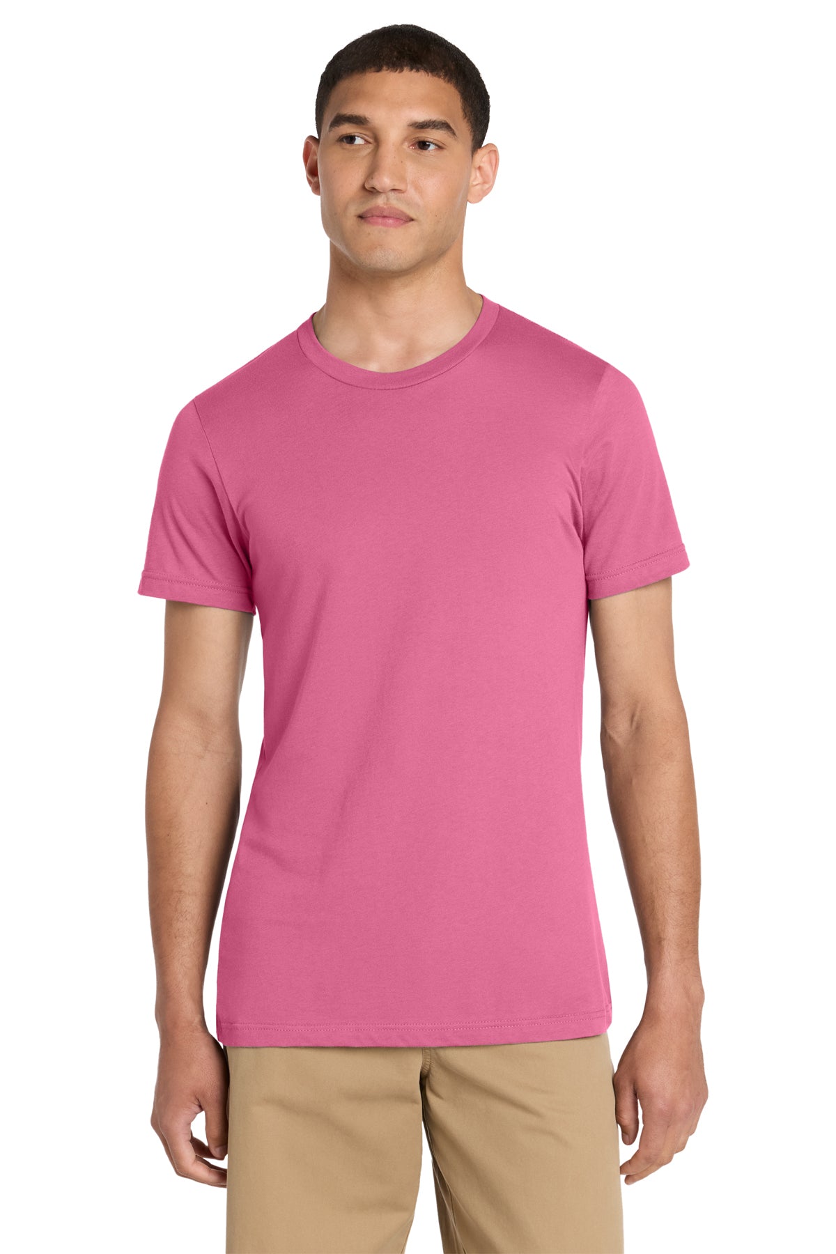 BELLA+CANVAS® Unisex Jersey Short Sleeve Tee BC3001 - Charity Pink