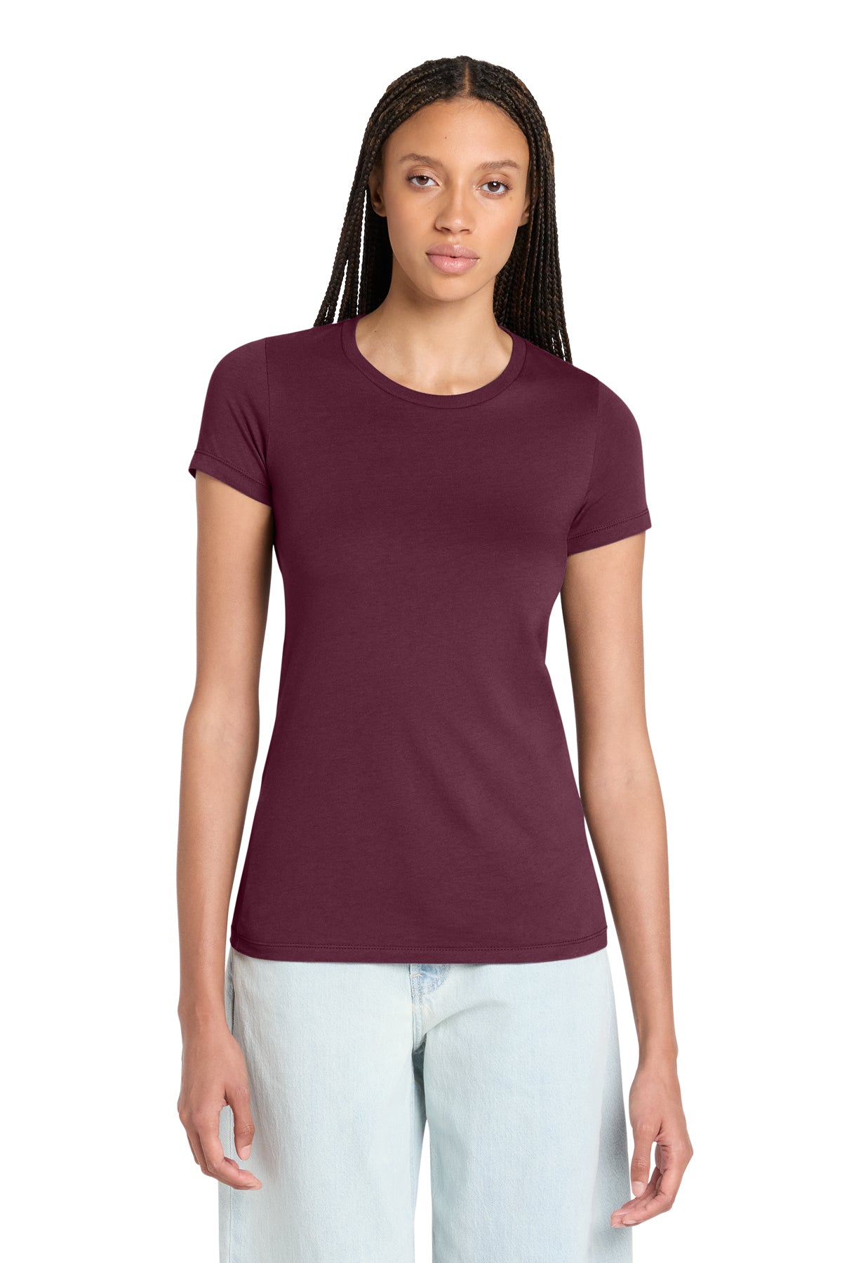 BELLA+CANVAS® Women’s Slim Fit Tee BC6004 - Maroon