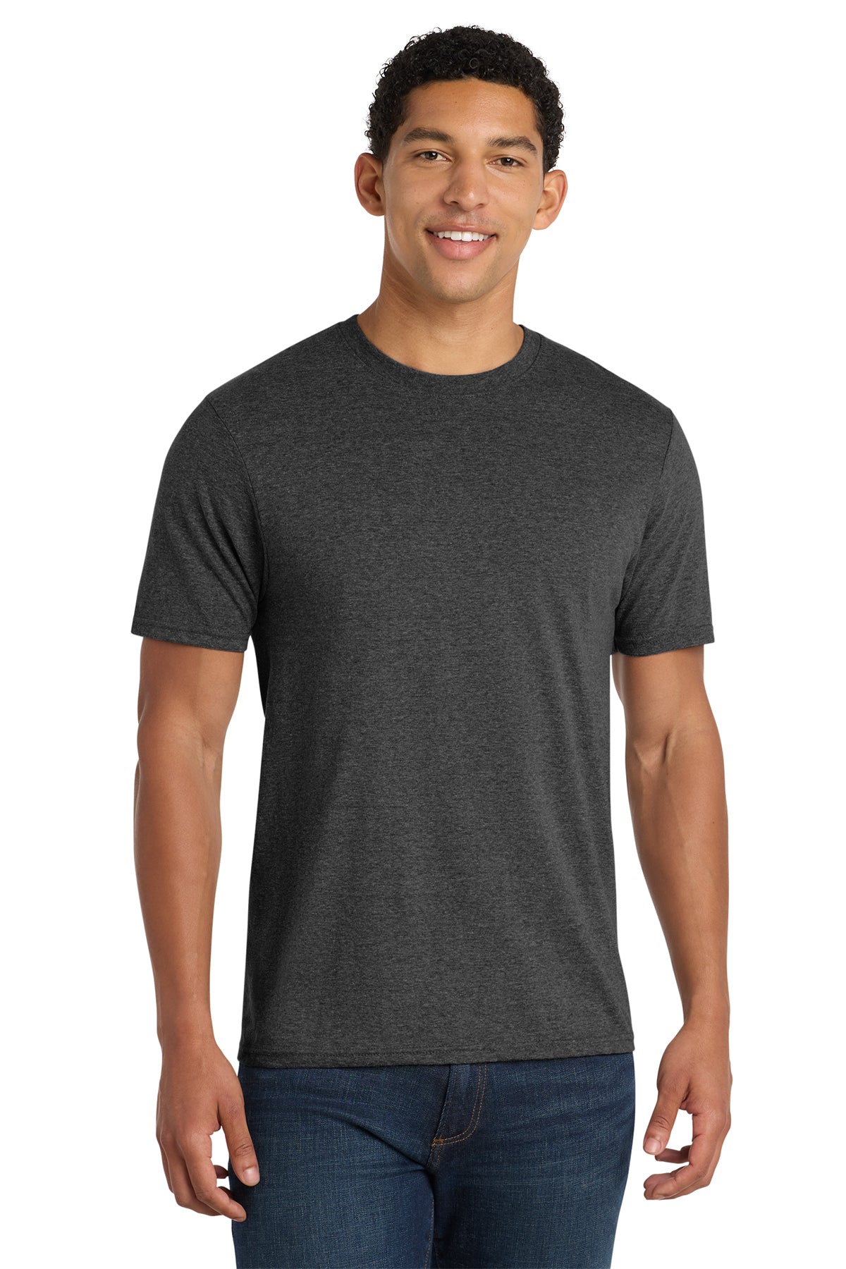 Port & Co® Fan Favorite® Blend Tee PC455 - Black Heather