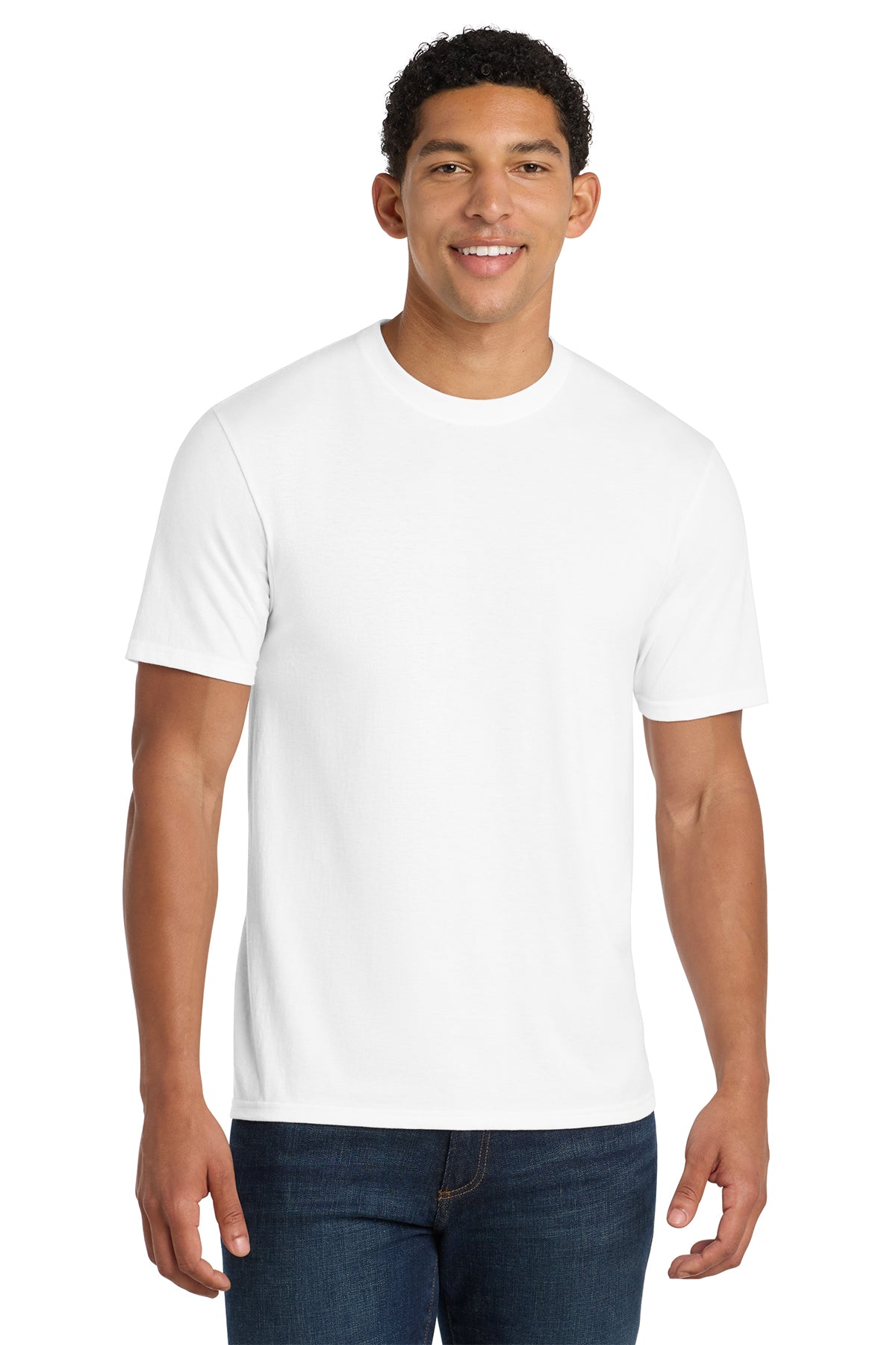 Port & Co® Fan Favorite® Blend Tee PC455 - White