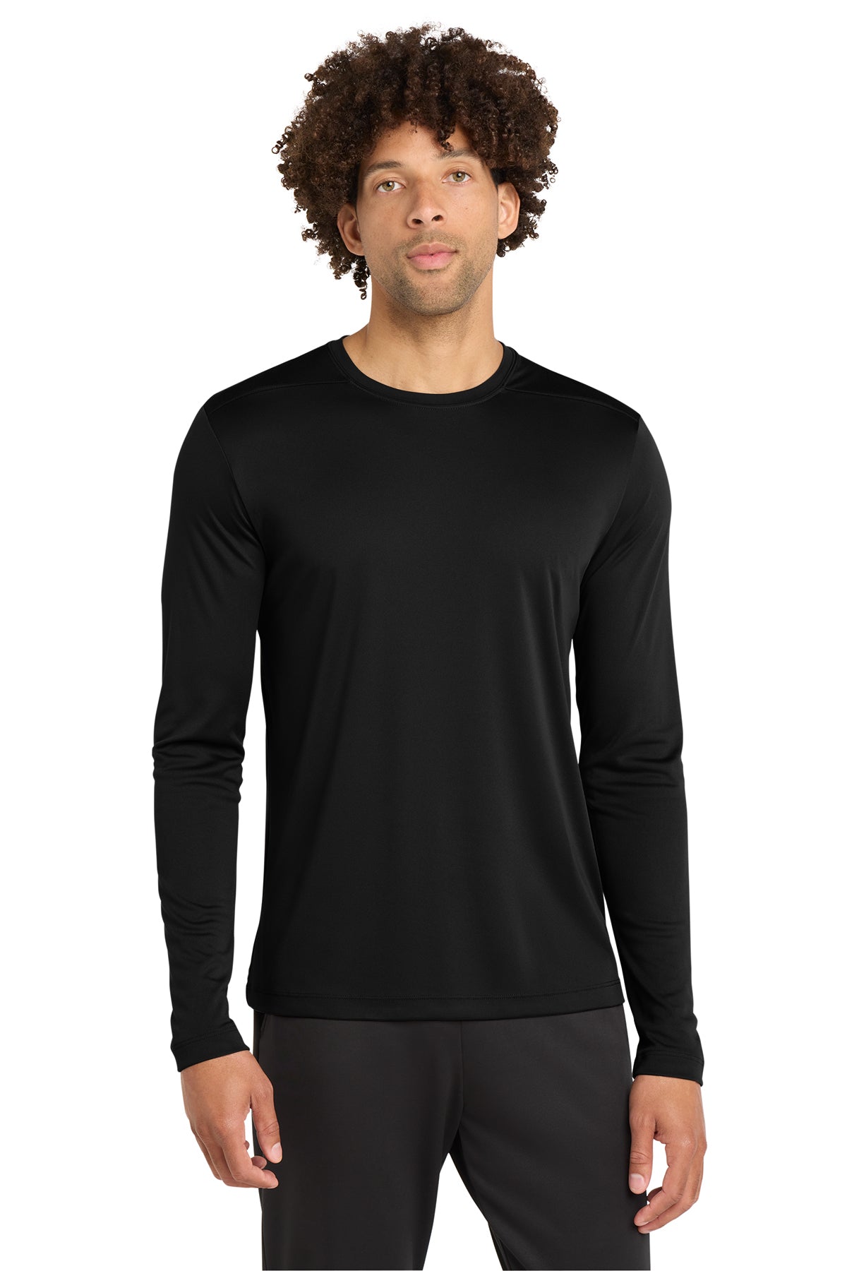 Sport-Tek® Posi-UV® Pro Long Sleeve Tee ST420LS - Black