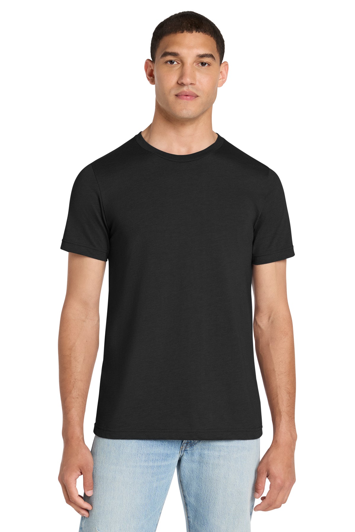 BELLA+CANVAS® Unisex Heather CVC Short Sleeve Tee BC3001CVC - Black Heather