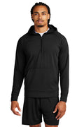 Sport-Tek® Sport-Wick® Stretch 1/2-Zip Hoodie ST856 - Black
