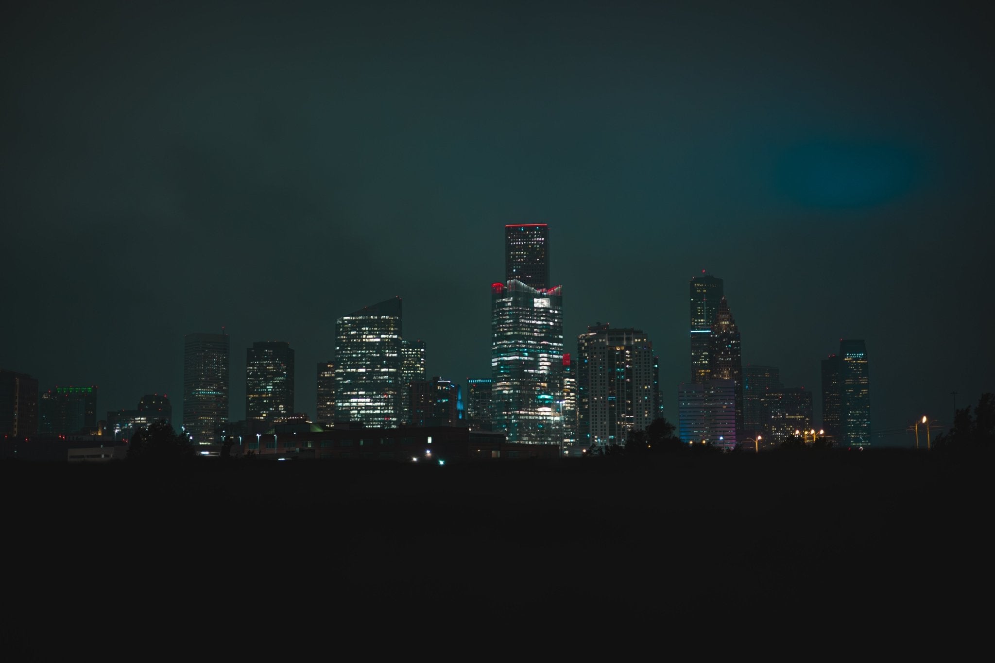 Houston at Night - Red Panda Workshop