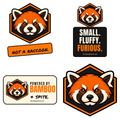 Red Panda Humor Pack gang sheet